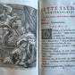 1733 AMAZING VATICAN BINDING w/ SILVER CLASPS illustrated ANTIQUE