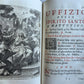 1733 AMAZING VATICAN BINDING w/ SILVER CLASPS illustrated ANTIQUE