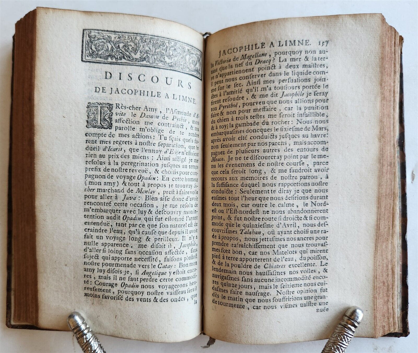 1724 DESCRIPTION DE L'ISLE DES HERMAPHTODITES antique