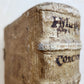1604 SERMONS of Maurice Hylaret antique PIGSKIN BINDING UNICORN TITLEPIECE