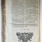 1720 COMMENTARIA in duodecim PROPHETAS MINORES PIGSKIN BOUND FOLIO antique