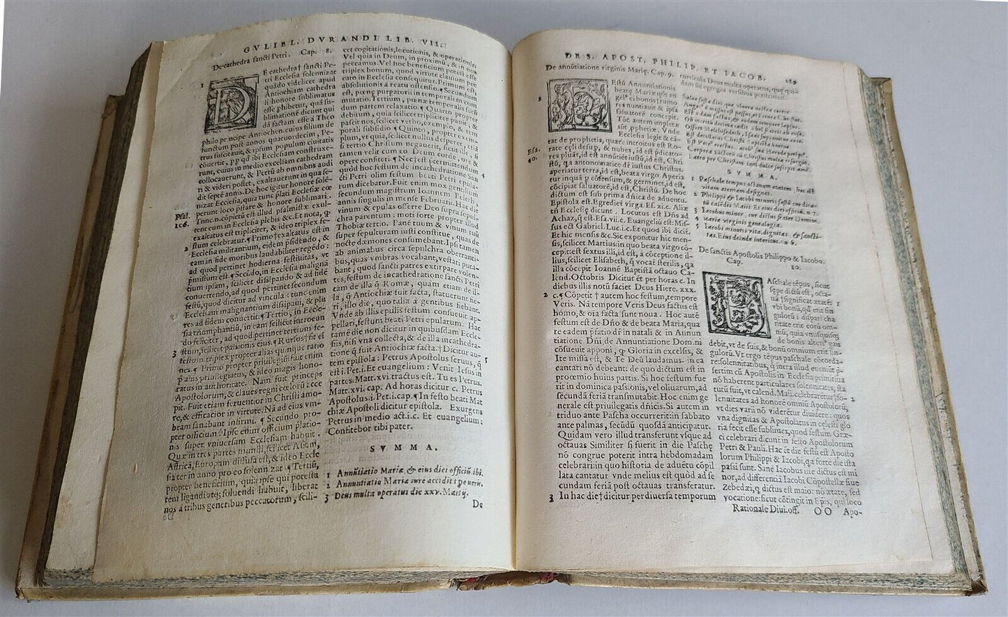 1572 RATIONALE DIVINORUM OFFICIORUM antique Roman Rite laws ceremonies customs