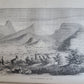 1859 AFRICA TRAVELS antique ILLUSTRATED Les Bassoutos ou vingt-trois annees