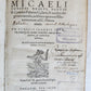 1564 COMMENTARIES by DOCTOR & ALCHEMIST MICHAEL TOXITES antique PIGSKIN 16th C.