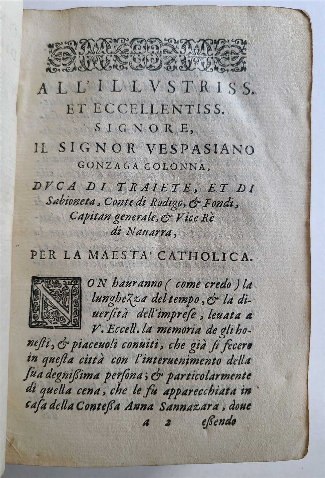 1590 LA CIVIL CONVERSATIONE DEL SIGNOR STEFANO GUAZZO antique VELLUM 16th CENT.