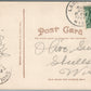 LANCASTER WI MAPLE STREET ANTIQUE POSTCARD