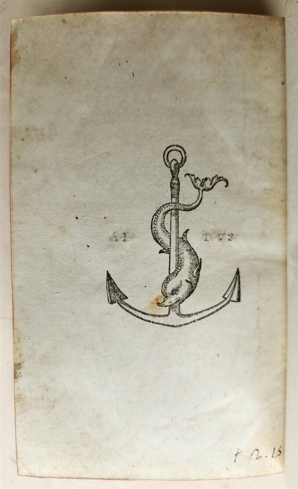 1545 ALDINE PRESS LETTERE VOLGARI by Paulus Manutius antique 16th CENTURY