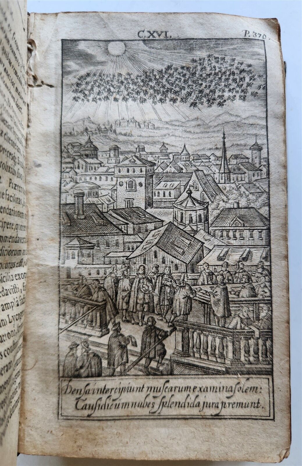 1724 ILLUSTRATED POLITICAL NOVEL antique Joannis Barclaii Argenis