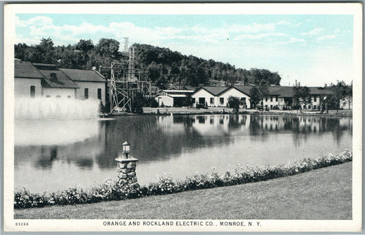 MONROE NY ORANGE & ROCKLAND ELECTRIC COMPANY ANTIQUE POSTCARD