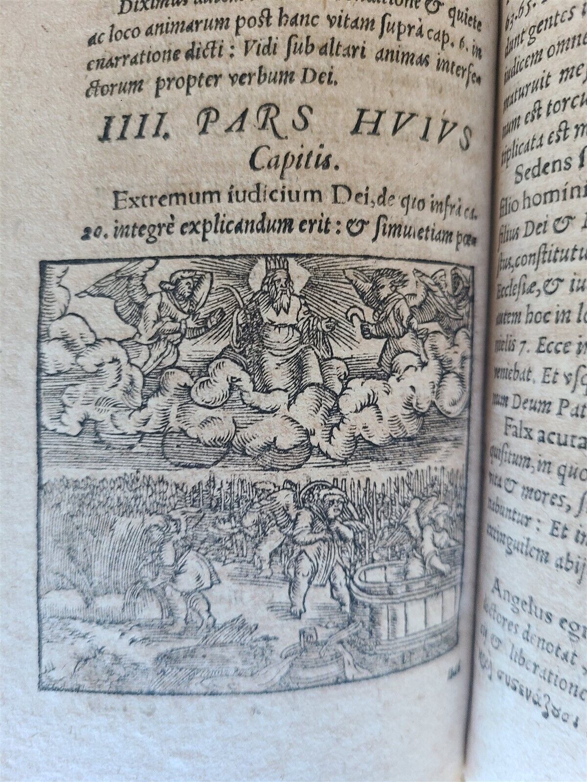 1575 APOCALYPSE COMMENTARY by D. Chytraeus ILLUSTRATED antique pigskin BINDING