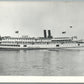 STEAMSHIP CHESTER W. CHAPIN VINTAGE REAL PHOTO POSTCARD RPPC