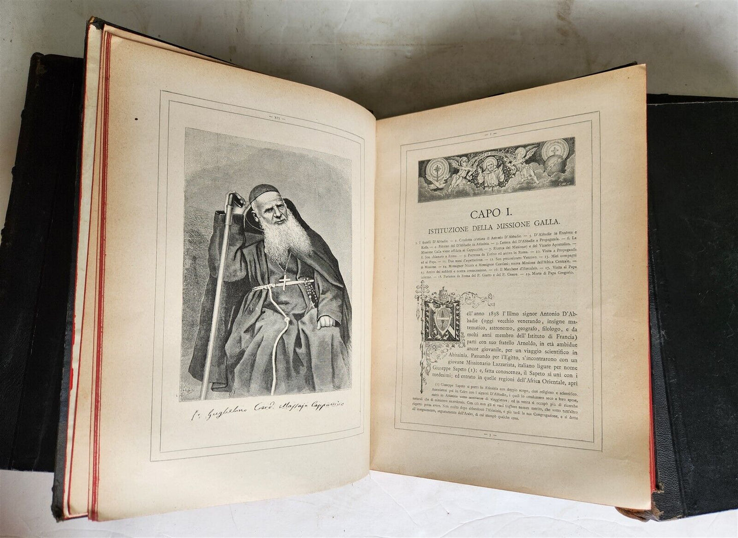 1885 TRAVELS in ETHIOPIA AFRICA in ITALIAN 6 FOLIO VOLUMES antique ILLUSTRATED