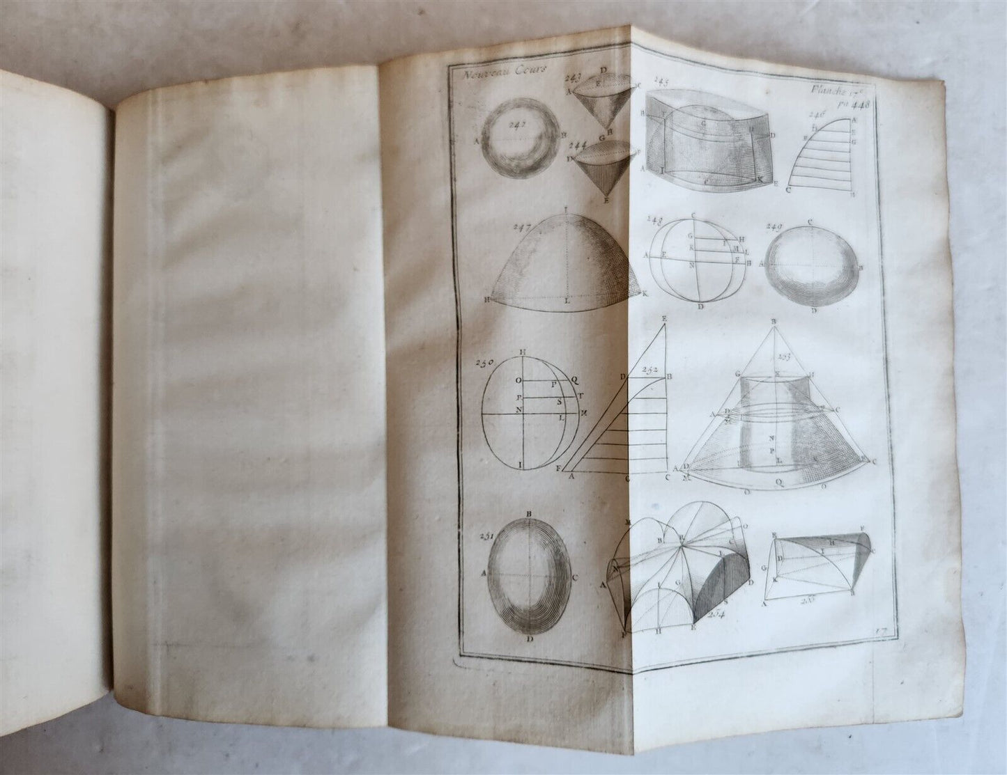 1757 ILLUSTRATED APPLIED MATHEMATICS for ARTILLERY CADETS & ENGINEERS antique