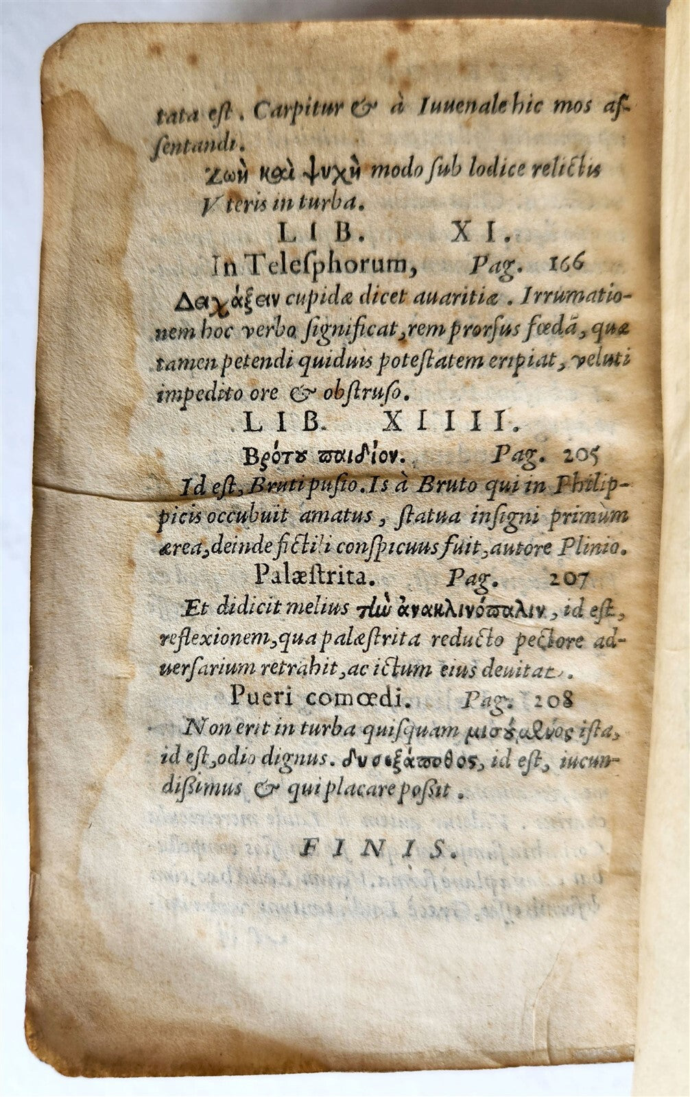1559 EPIGRAMMATA by VALERII MARTIALIS antique 16th CENTURY