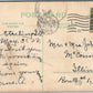 STERLING IL LOCUST STREET ANTIQUE POSTCARD