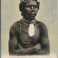 AUSTRALIAN ABORIGINAL A CHIEF ANTIQUE POSTCARD