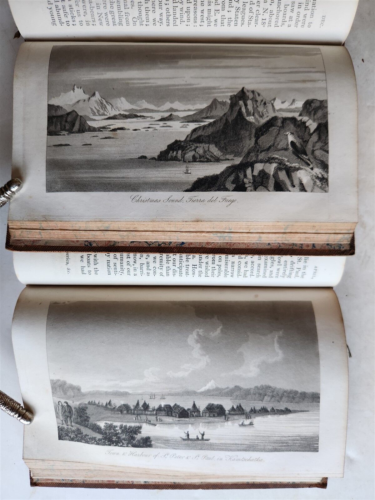 1821 3 VOYAGES of CAPTAIN COOK 7 vols ILLUSTRATED antique in ENGLISH