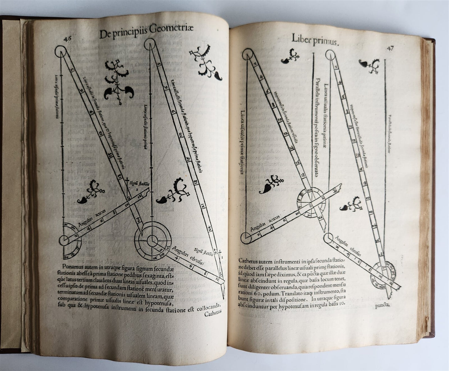 1551 RUDIMENTA MATHEMATICA by SEBASTIAN MUNSTER antique ILLUSTRATED 1st EDITION