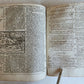 1602 BIBLE in LATIN ILLUSTRATED w/ MAP & NUMEROUS WOODCUTS antique