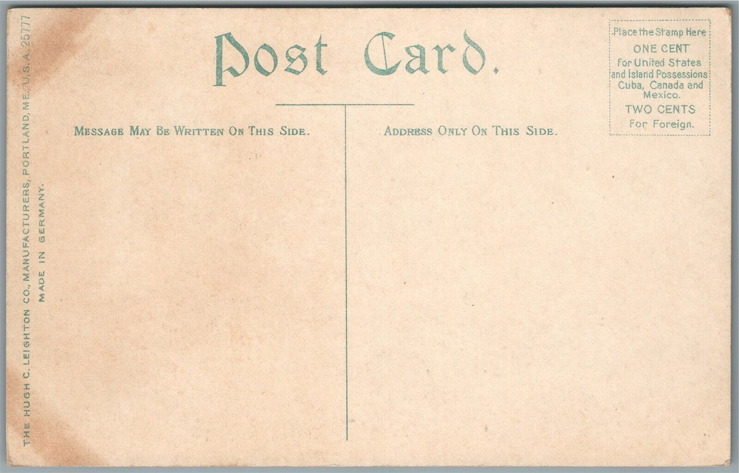 EASTON PA JUNCTION of LEHIGH & DELAWARE RIVER ANTIQUE POSTCARD