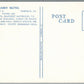 VANDALIA IL MABRY MOTEL VINTAGE POSTCARD
