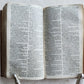 1655 BIBLE in ENGLISH antique LONDON John Field RED MOROCCO BINDING