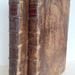 1740 WORKS of SIR WILLIAM TEMPLE 2 volumes antique FOLIO in ENGLISH