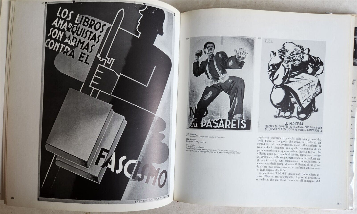 MANIFESTI RIVOLUZIONARI vintage ART & REFERENCE ALBUM RUSSIAN SPANISH POSTERS