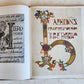 1943 ART ALBUM ANTIQUE BOOKS INITIALS ILLUSTRATED in GERMAN