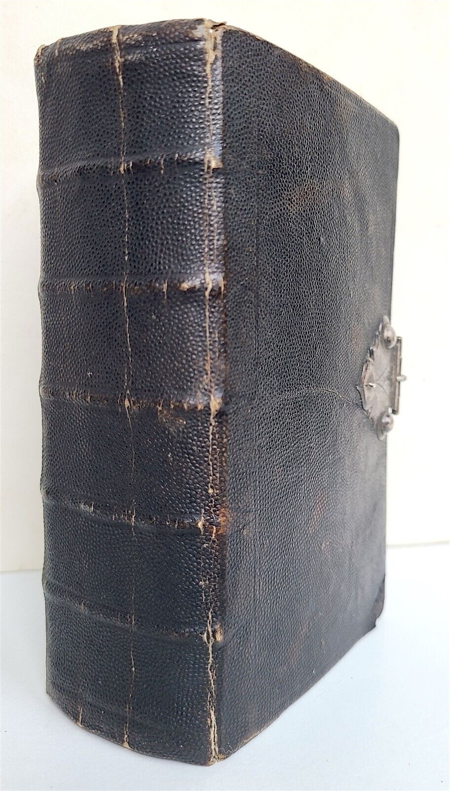 1790 BIBLE in GERMAN antique w/ SILVER CLASP