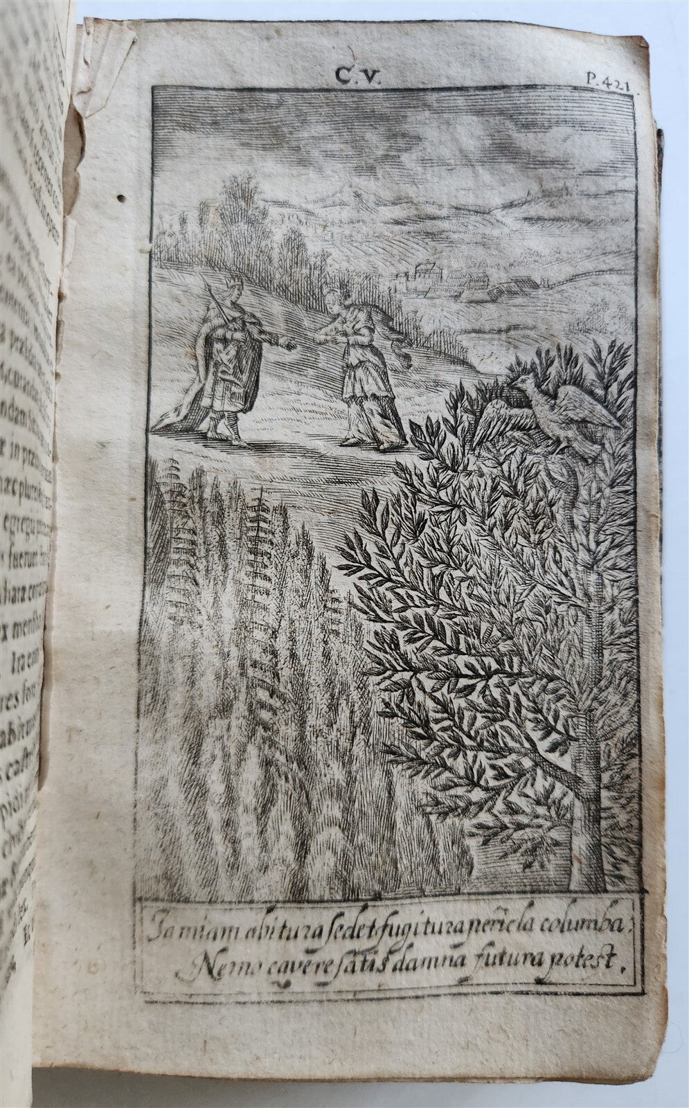1724 ILLUSTRATED POLITICAL NOVEL antique Joannis Barclaii Argenis
