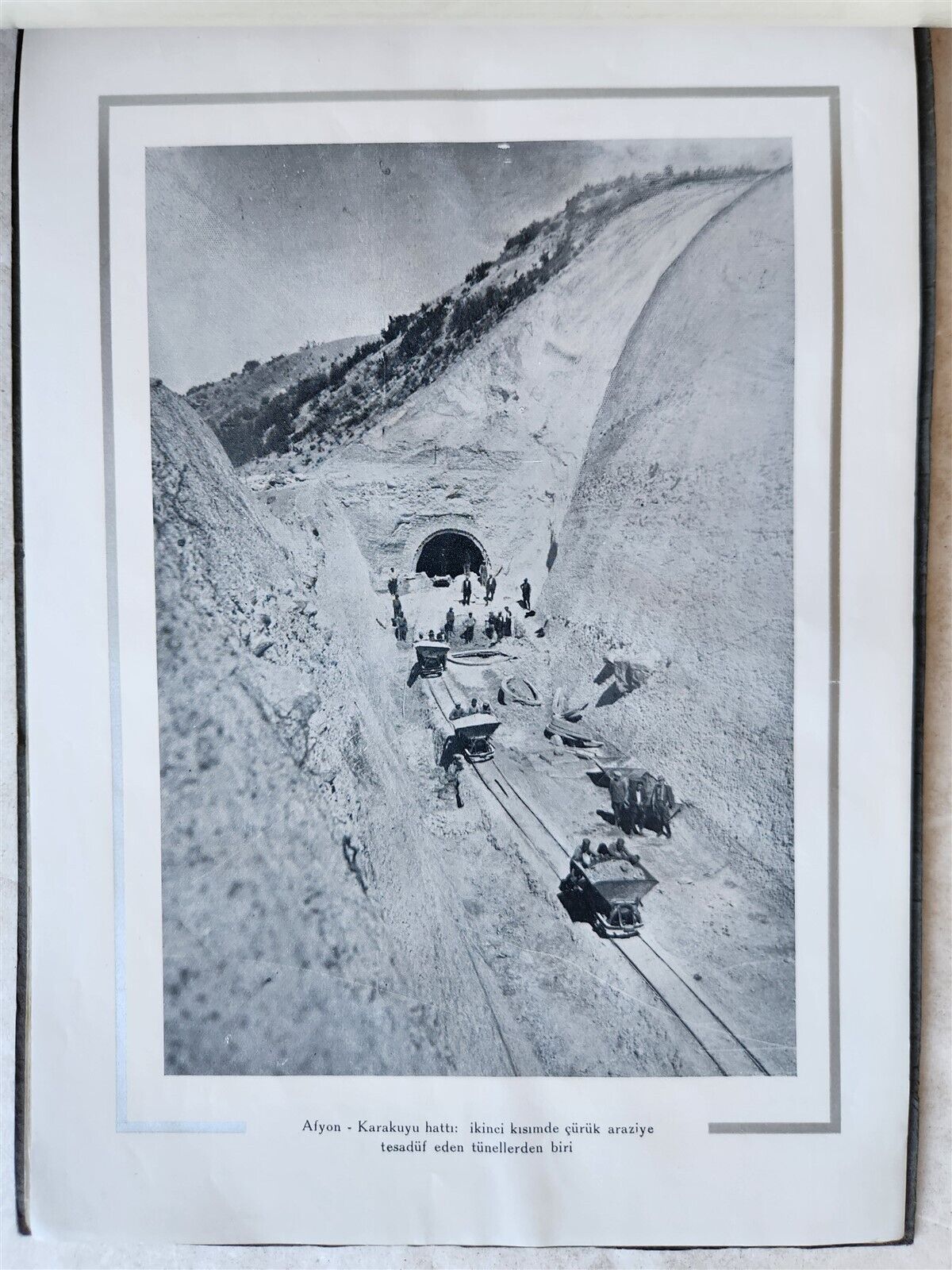 1935 TURKISH RAILWAYS MEMORIAL ALBUM antique FULLY ILLUSTRATED