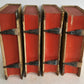 1690 PIGSKIN BOUND 4 FOLIO LAW BOOKS antique by D. D. Emanuelis Gonzalez Tellez
