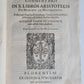 1584 ARISTOTLE COMMENTARIES by Pietro Vettori antique 16th CENTURY FOLIO vellum