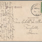TAYLORVILLE IL CLAY STREET ANTIQUE POSTCARD