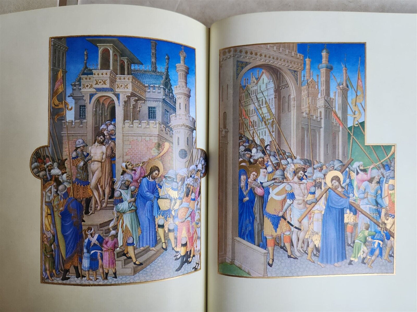 1969 The Tres Riches Heures of Jean Duke of Berry antique ILLUSTRATED FOLIO