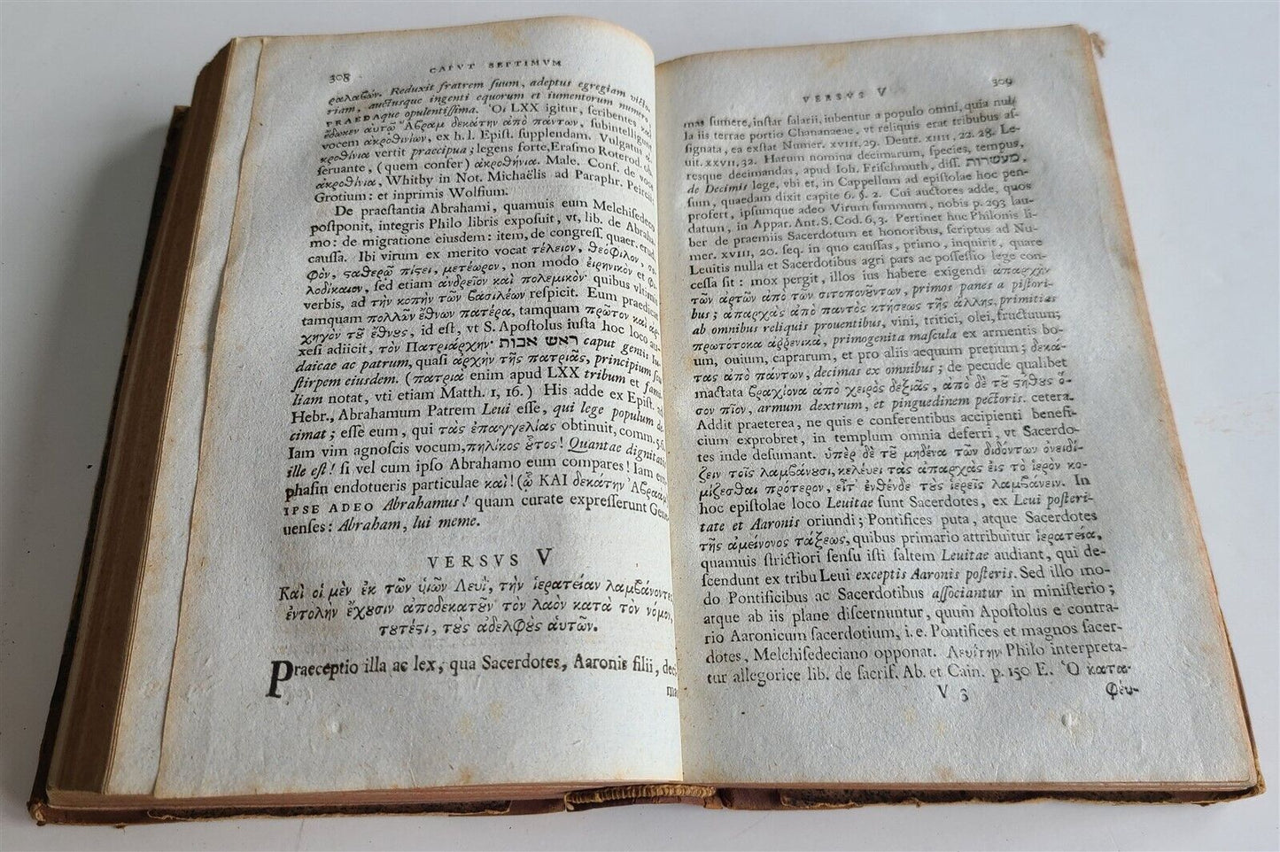 1750 SACRAE EXERCITATIONES in S.PAULLI EPISTOLAM ad HEBRAEOS antique