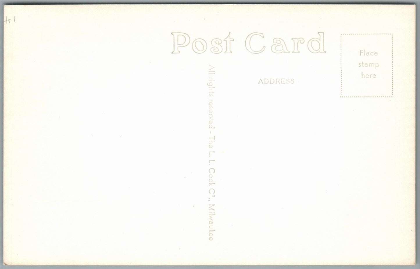 WASHINGTON IL CONSOLIDATED SCHOOL VINTAGE REAL PHOTO POSTCARD RPPC