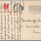 DOLLAR STEAMSHIP LINE PALATIAL PRESIDENT LINERS ADVERTISING ANTIQUE POSTCARD