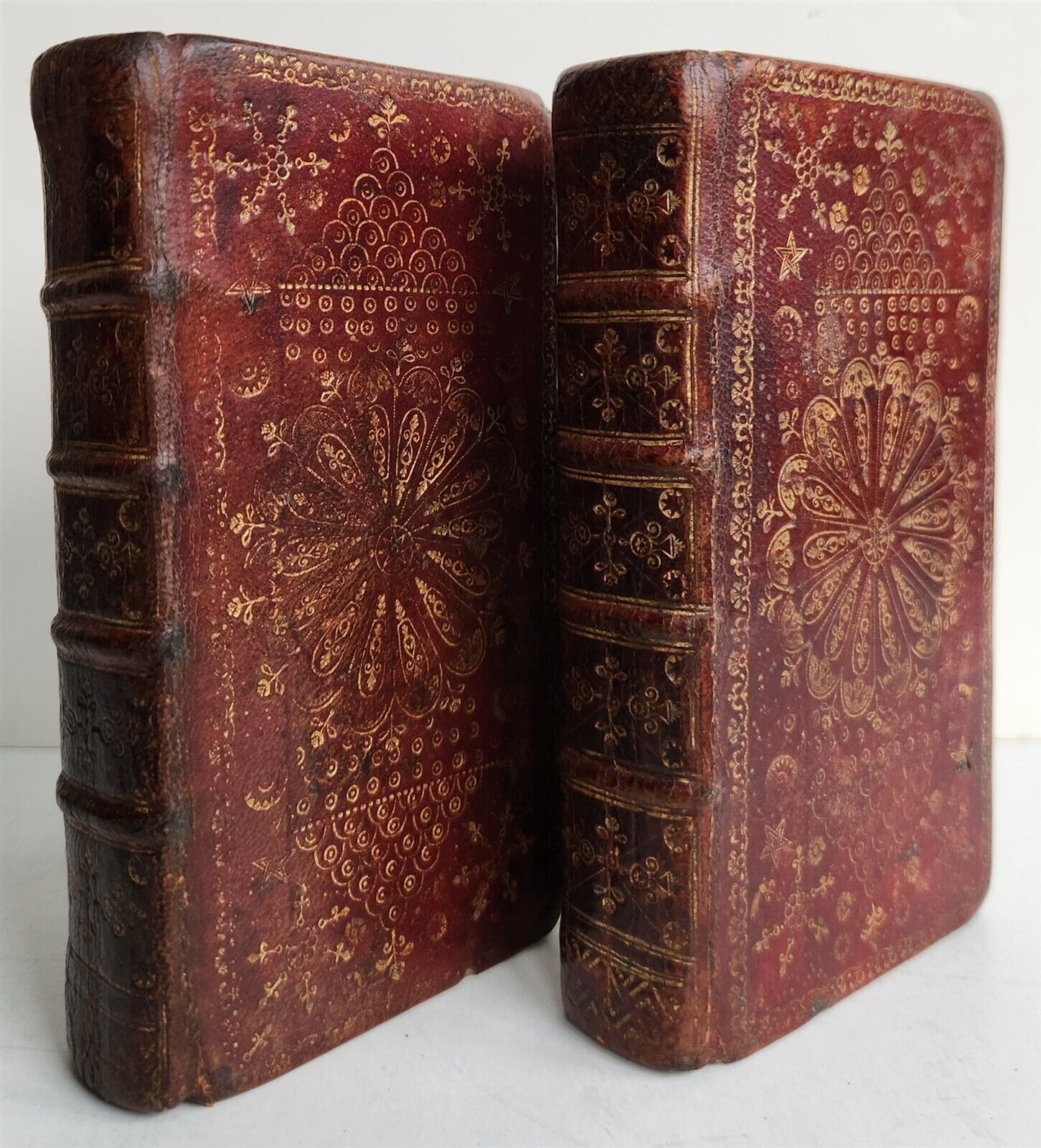 1752 BIBLE in ENGLISH 2 VOLS OLD & NEW TESTAMENT antique EDINBURGH fine binding