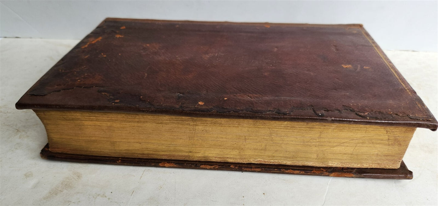 1688 BIBLE in ENGLISH FOLIO antique OLD & NEW TESTAMENT 17th CENTURY Oxford