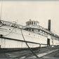 STEAMSHIP BROCKTON VINTAGE REAL PHOTO POSTCARD RPPC
