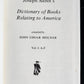 1974 AUTHOR-TITLE INDEX to JOSEPH SABIN'S DICTIONARY of BOOKS RELATED to AMERICA