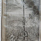 1724 ILLUSTRATED POLITICAL NOVEL antique Joannis Barclaii Argenis