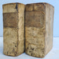 1597 ARISTOTLE 2 VOLUMES 16th CENTURY antique VELLUM BOUND in GREEK & LATIN