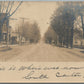CANTON PA CENTER STREET ANTIQUE REAL PHOTO POSTCARD RPPC