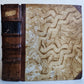 1602 BIBLE in LATIN ILLUSTRATED w/ MAP & NUMEROUS WOODCUTS antique