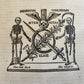 1720 COMMENTARIA in duodecim PROPHETAS MINORES PIGSKIN BOUND FOLIO antique
