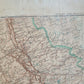 1912 GERMAN MAP of RUSSIA ANTIQUE size 16 by 35" ORIGINAL pre-WWI