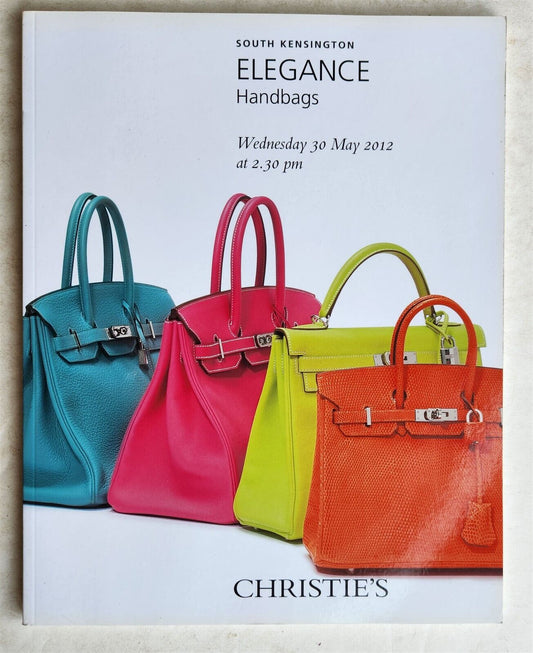 ELEGANCE HANDBAGS JEWELS WATCHES CHRISTIE'S AUCTION CATALOG 2012